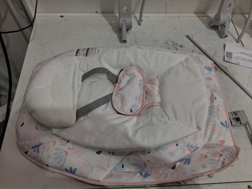 Ingenuity Keep Cozy 3-in-1 Grow with Me Vibrating Baby Bouncer Seat & Infant to Toddler Rocker - 6-40lbs Capacity - pink/grey (MODEL: 12909) image 4