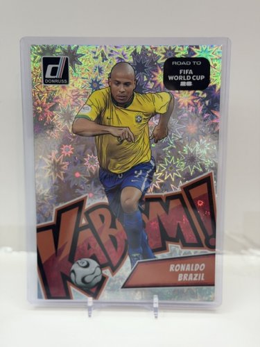 RONALDO BRAZIL - JUMBO SIZE 5"X7" PANINI DONRUSS FIFA 2026 KABOOM #20 CARD image 3