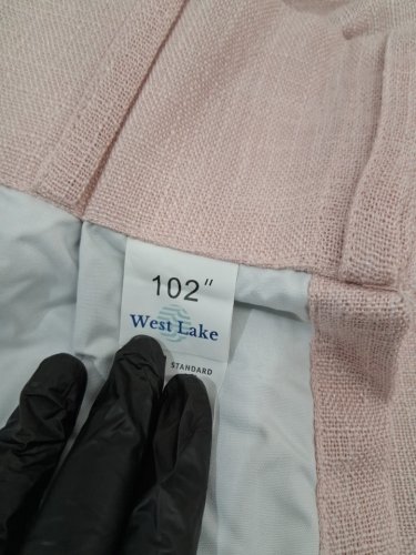 1 panel west lake blackout curtain - pink - 102" image 3