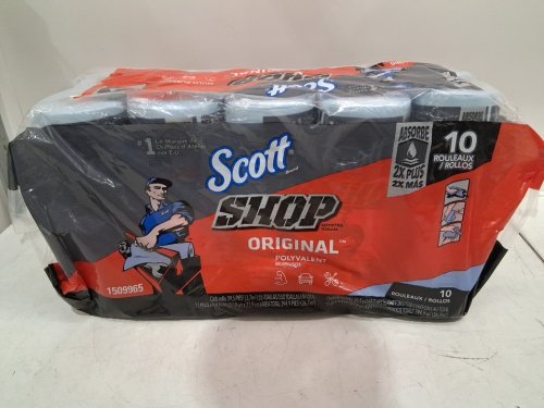10PK Scott Original Shop Towels - Blue (model: 1509965) image 2