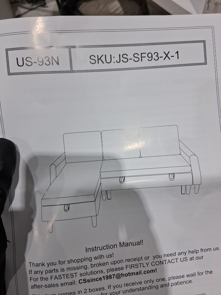 2 seat upholstered loveseat pull out sofa bed - grey image 8