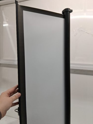 VIVOHOME ull Down Projector Screen with manual retraction - 16:9 - 72" - black (model:VH1903-BK) image 4