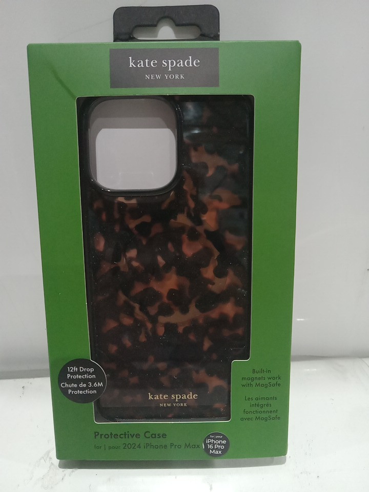 Kate spade new york protective magsafe case for 2024 iPhone 16 Pro Max - Tortoiseshell (Model: KS054474-05) image 2