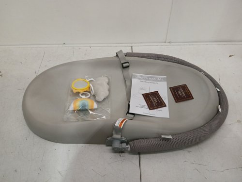 Mallify Waterproof Durable PU Pad Wipe-Clean Baby Changing Pad with Toys - Grey (MODEL: HLDZ03) image 3