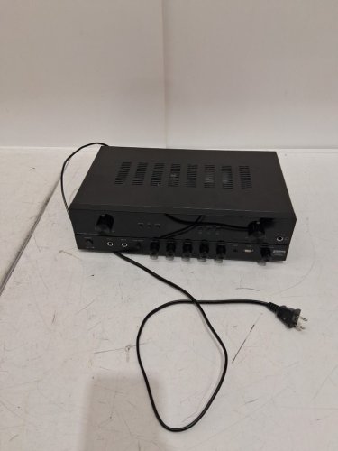 Donner Bluetooth 5.3 Stereo Audio Amplifier Receiver - 2 Channel - 600W Peak Power - USB, FM, 2 Mic in Echo, RCA, LED, Speaker Selector for Studio - BLACK - (MODEL:MAMP2) image 3