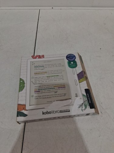 RAKUTEN Kobo Libra COLOUR eBook eReader WITH 7” Glare Free Touchscreen, Adjustable Brightness & Colour Temperature - 32GB Storage - WHITE (MODEL: N428) image 2