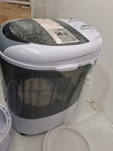 DORTALA PORTABLE compact washer and dryer - 20" x 13.5" x 14" - grey (model: fp11199us) image 5