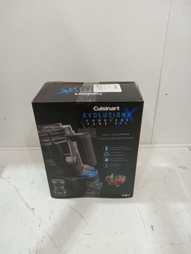 CUISINART EVOLUTIONX CORDLESS/RECHARGEABLE CHOPPER - 4-cup - SILVER - (MODEL: RMC-100C) image 2