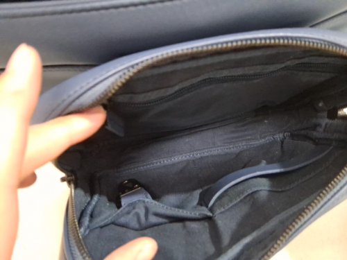 MONOS METRO VEGAN LEATHER DUFFELBAG - 22L, 16.3" X 11.2" X 7.2" - oxford blue image 5