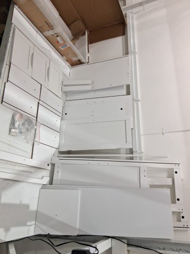 Yaheetech Bathroom Floor Cabinet - 22" x 11.5" x 34.1" - white - (model: 611214) image 4