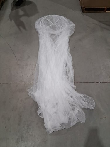 mekkapro Mesh mosquito net canopy - fits king size beds - white image 2