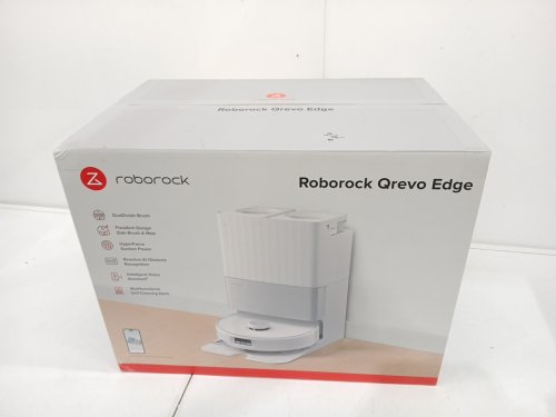 Roborock Qrevo Edge Robot Vacuum with multifunctional Dock - 18500pa - White (Model: QXOVIM+EWFD30LRR) image 4