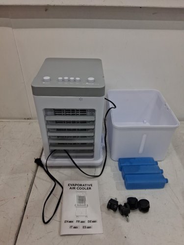 zorblent portable 4-in-1 Air Conditioner with 3 icepacks - 12l tank, 3 speeds, 70w - white (model: GDS-620) image 3