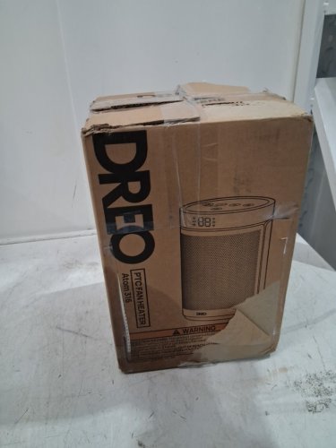 dreo compact digital space heater with remote control - 1500w - gold (model: dr-hsh006) image 2
