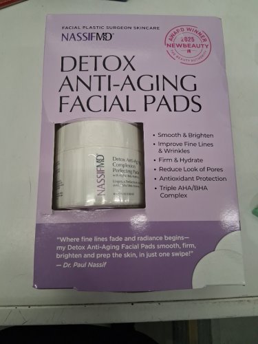 60PK NASSIFMD DETOX ANTI-AGING FACIAL PADS - SMOOTH & BRIGHTEN image 2