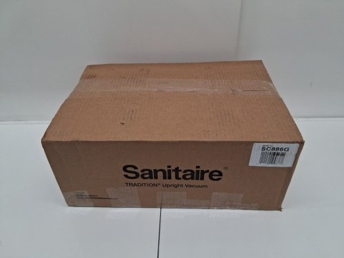 SANITAIRE TRADITION QUIETCLEAN UPRIGHT BAGGED COMMERCIAL VACUUM WITH 50 FT CORD - RED/silver (MODEL:SC886G) image 2