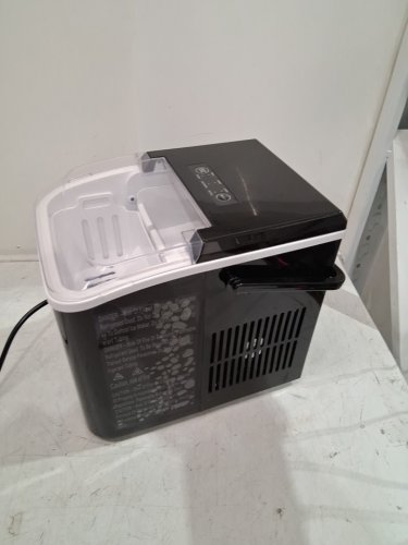 Countertop Ice Maker with Handle and scoop - 26lb - black (model: wbj-10a) image 4
