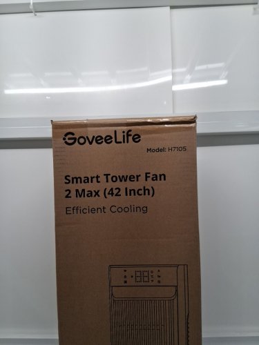 GOVEELIFE SMART TOWER FAN WITH 12 SPEEDS - 42" - BLACK (MODEL: H7105) image 3