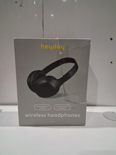 Heyday Bluetooth Wireless Over-Ear Headphones - Black - (Model: 008 07 7778) image 2