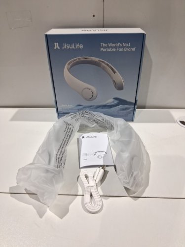 Jisulife LIFE4 5-Speed portable neck fan - OSFM - White (model: fa14-s) image 2