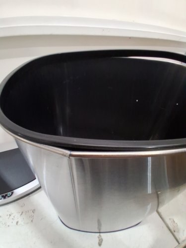 OVAL AUTOMATIC TOUCH FREE TRASH CAN - 13GAL - STAINLESS STEEL (MODEL: TC-1350R-SS) image 5
