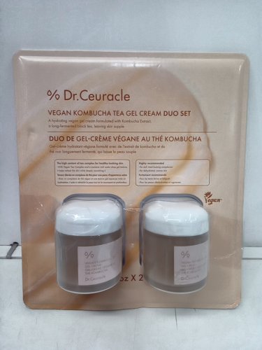 2PK Dr. Ceuracle Vegan Kombucha Tea Gel FACIAL Cream - 75G/EACH image 2