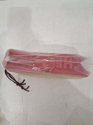 2pk natural rubber Aggressive Chewers Dog Chew Stick Toy - 9” x 2” - red/yellow image 3