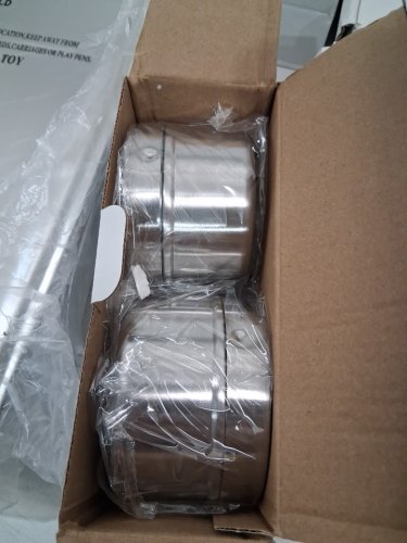 4PK VEVOR Rectangle Chafing Dish Buffet Set - 2 Full Size and 4 Half Size - 8QT  each - STAINLESS STEEL (model:hz-433) image 6