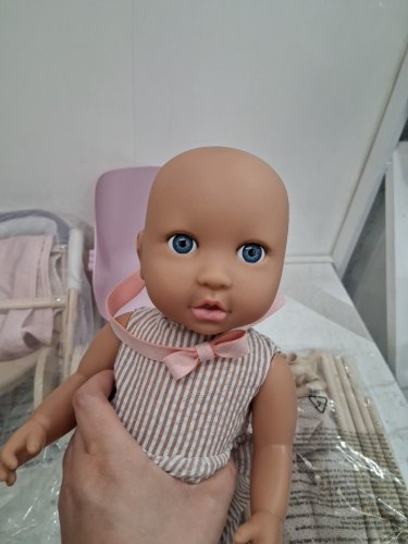 LullaBaby Realistic Baby Doll with Doll Playpen, High Chair & Jogger Stroller Set - pink (model: lby7633c1z) image 4