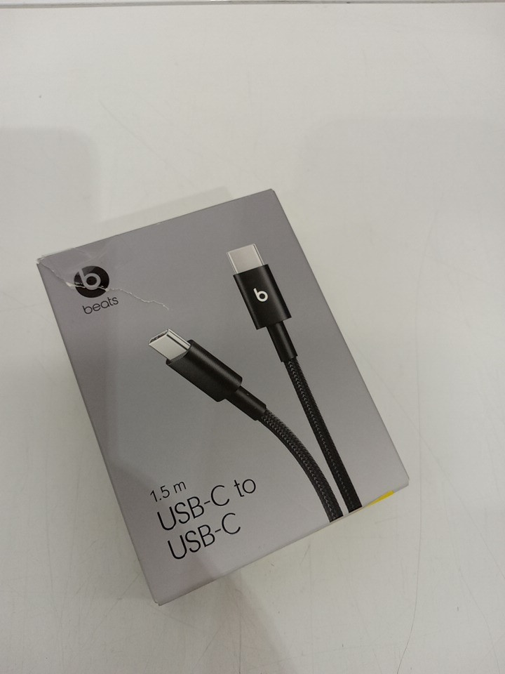 Beats USB-C to USB-C braided charging cable - 1.5M - Black (Model: A3393) image 2