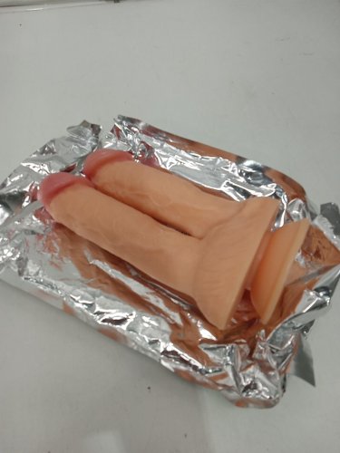 Realistic Double Dildo with Suction Cup Base - 6" image 4