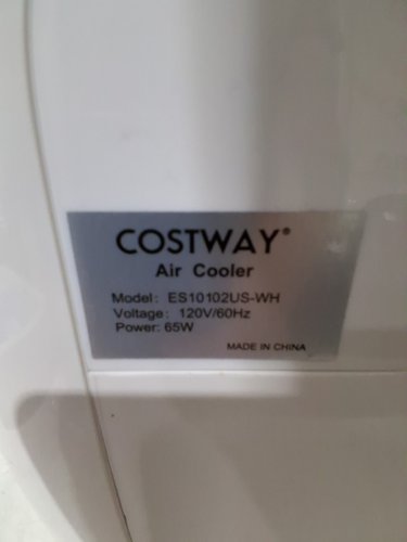 COSTWAY Portable Evaporative Air Cooler - White (Model: ES10102US-WH) image 6