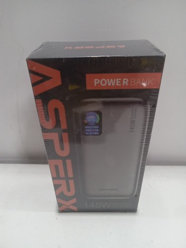 ASPERX Fast charging portable Power Bank & TFT Smart display - 145W/25000mAh - USB-C/A - Flight Approved - Deep Grey (Model: AX2410) image 4