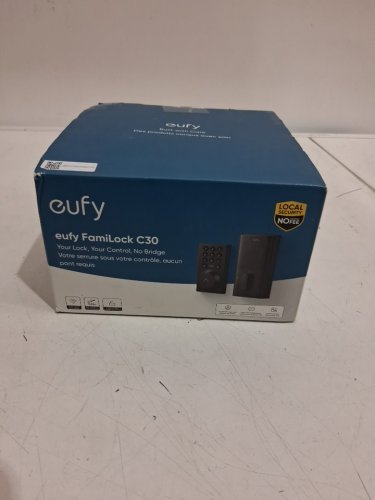 eufy smart lock c30 keyless entry door lock with app connection - POLISHED NICKEL (model: t85d0) image 4