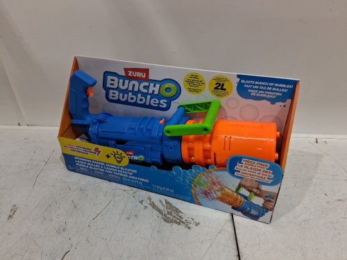 ZURU BUNCH O BUBBLES MOTORIZED BUBBLE BLASTER - 30,000 BUBBLES/MINUTE - Blue/orange (MODEL : 1851658) image 2