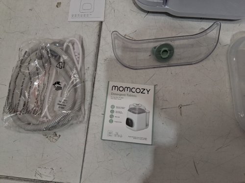 MOMCOZY KLEANPAL PRO BABY BOTTLE WASHER, STERILIZER & DRYER COMBO - HOLDS 4 BOTTLES - GREEN/WHITE (MODEL:BS03) image 5