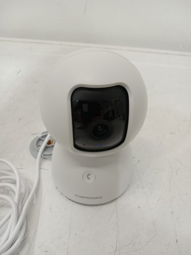 cinmoore C2U wired Indoor Pet Security Camera - 3k hd, 2 way audio - white (model: cm-c2u) image 4