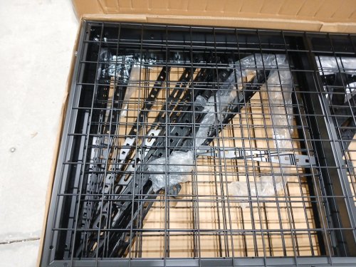 FLEXIMOUNTS Overhead Garage Storage Rack - 4FT X 8FT - 600LB cap - black (model: gr48B) image 6