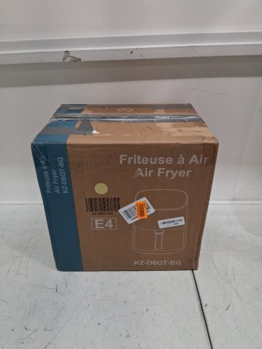 simple deluxe digital nonstick dishwasher safe air fryer with 12 preset functions - 6.34qt - 1700W - 400°F MAX temp - beige (model: KZ-D6QT-BG) image 2