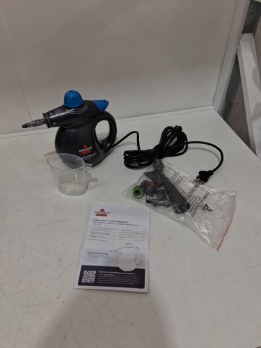 BISSELL Steam Shot Omni Handheld Hard Surface Steam Cleaner with accessories -  black (model: 4171b) image 3