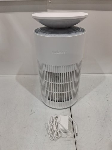 switchbot 4-in-1 led air quality indicator air purifier with wifi, bluetooth and app integration - 1800sqft - h13 hepa filter - 236cfm - 10rgb led - white (model: w5302300) image 6