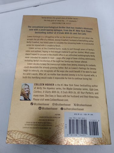(Paperback) Verity: A Novel (Deluxe Edition) by Colleen Hoover image 3