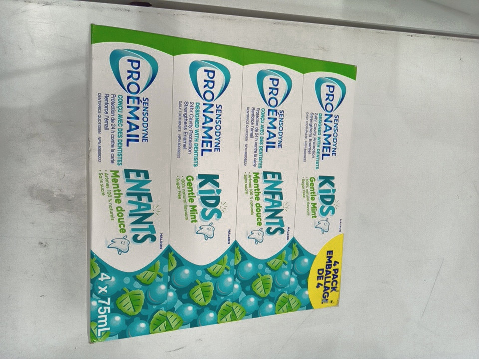 4PK Sensodyne pronamel toothpaste FOR KIDS - GENTLE MINT image 2