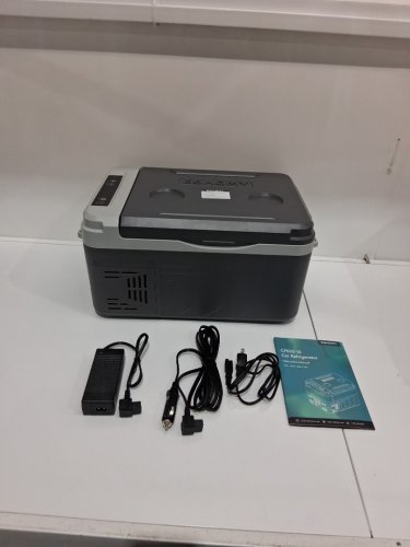 EUHOMY CAR REFRIGERATOR COMPRESSOR ELECTRIC COOLER WITH APP CONTROL - 12V - 10L - BLACK/GREY (MODEL: CF020-10GR-CAEH) image 3