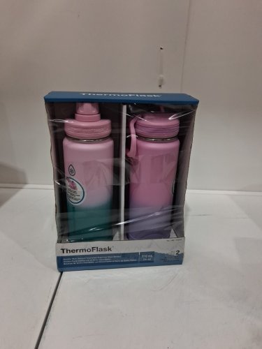 2pk ThermoFlask Double Wall Vacuum Insulated Stainless Steel Bottle - 24Oz (EACH) - multi color (model: 1730866) image 2