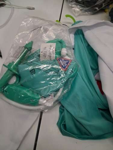 8PC KIDS PALAMON DELIGHTFUL DOCTOR COSTUME - 3-4T - WHITE/TEAL image 3