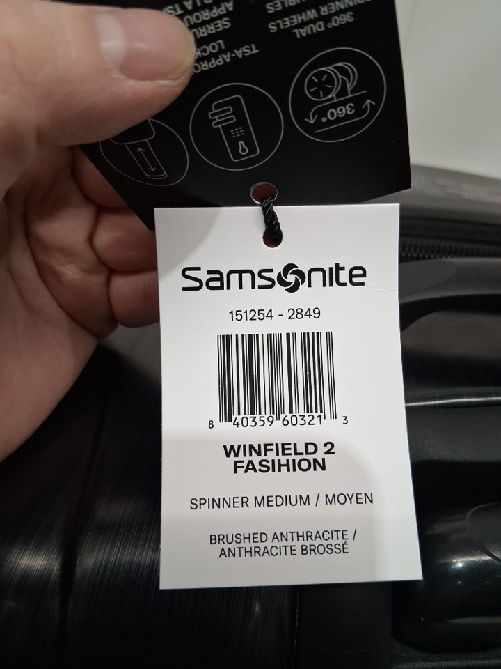 SAMSONITE WINFIELD 2 FASHION SPINNER - 28" - BRUSHED ANTHRACITE (MODEL: 151254-2849) image 6