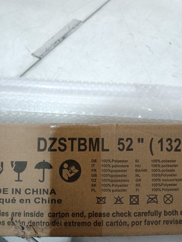 cordless ZEBRA ROLLER window BLINDS - 52" x 72" - WHITE (MODEL: DZSTBML) image 4