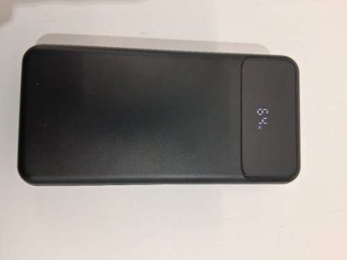 PORTABLE CHARGER POWER BANK WITH 4 BUILT IN CABLES - 35000MAH - BLACK (MODEL:N6) image 2