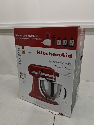 KitchenAid Artisan Series Tilt-Head Stand Mixer- 5QT - Empire Red - (model: KSM150FBER) image 2